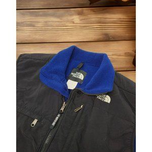The North Face Vintage 90s Men's Medium Denali Full Zip Vest Black Blue Polartec